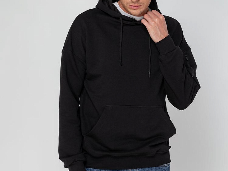 Худи унисекс Hand Some, черное