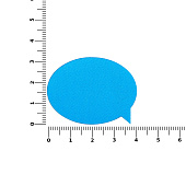 Наклейка тканевая Lunga Bubble, M, голубая