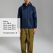 Куртка унисекс Nordvind DWR, темно-синяя