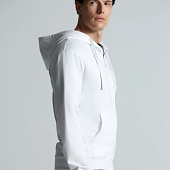 Толстовка на молнии с капюшоном Siverga 2.0, белая