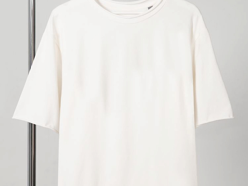 Футболка оверсайз Vozduh 2.0, кремовая