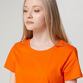 Футболка женская T-bolka Lady, оранжевая