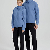 Куртка с капюшоном унисекс Begi, синяя