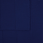 Плед Rombus, темно-синий (сапфир)