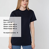 Футболка унисекс T-Bolka 160, темно-синяя