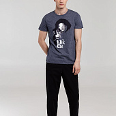 Футболка «Меламед. Nick Cave», темно-синий меланж