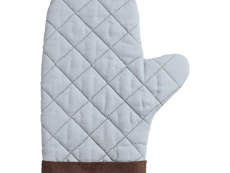 Прихватка-рукавица Keep Palms, серо-голубая