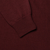 Джемпер Stitch с контрастной отделкой, бордовый с синим