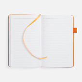 Ежедневник White Shall, недатированный, бело-оранжевый