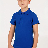Рубашка поло детская Virma Kids, ярко-синяя