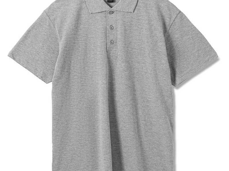 Рубашка поло мужская Summer 170, серый меланж