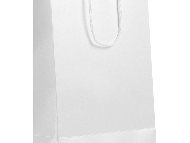 Пакет бумажный «Блеск», средний, белый