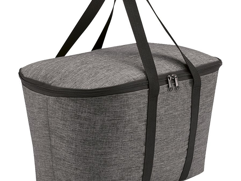 Термосумка Coolerbag Twist, серый меланж