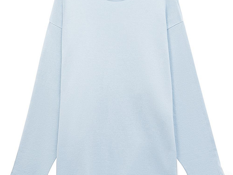 Лонгслив унисекс Siluetti Fuori, светло-голубой