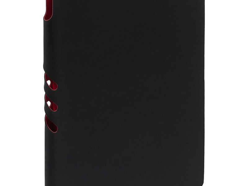 Ежедневник Flexpen Black, недатированный, черный с красным