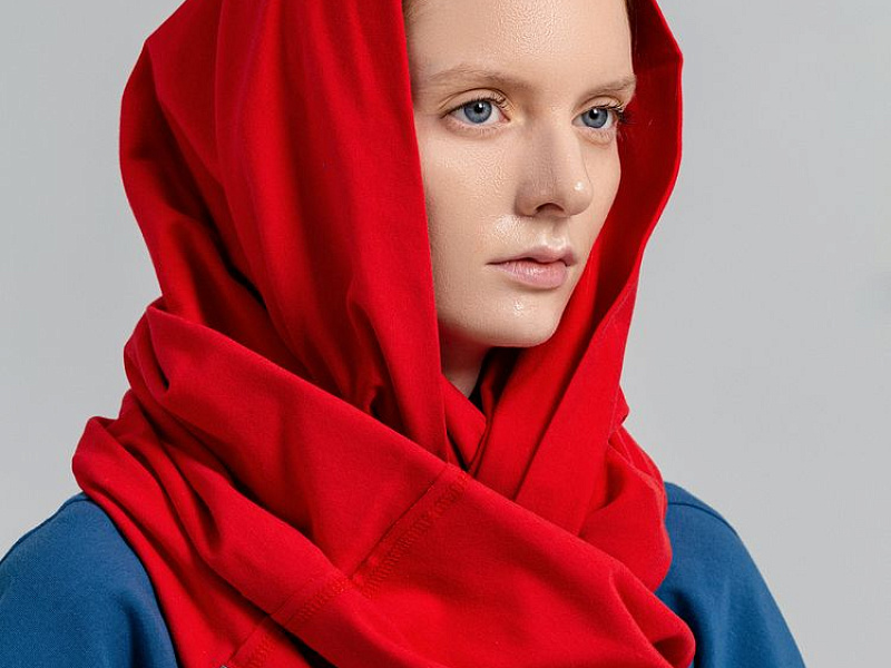 Снуд Vozduh 1.0, красный