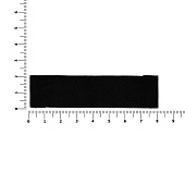 Лейбл тканевый Epsilon, S, черный