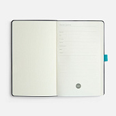 Ежедневник Lungo, недатированный, бирюзовый