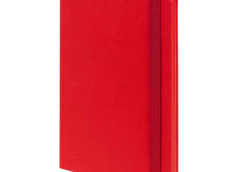 Блокнот Shall, в линейку, красный
