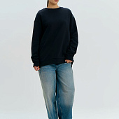 Свитшот оверсайз унисекс Omnifit, черный