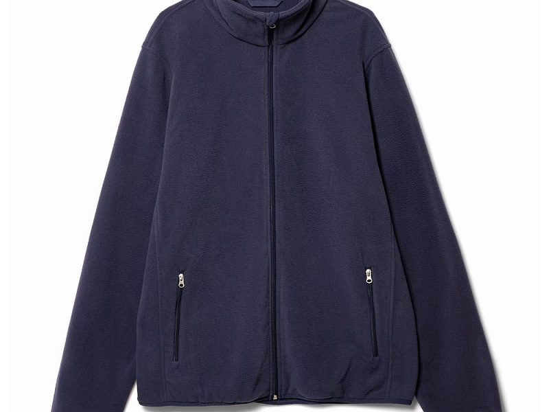 Куртка флисовая унисекс Nesse, темно-синяя