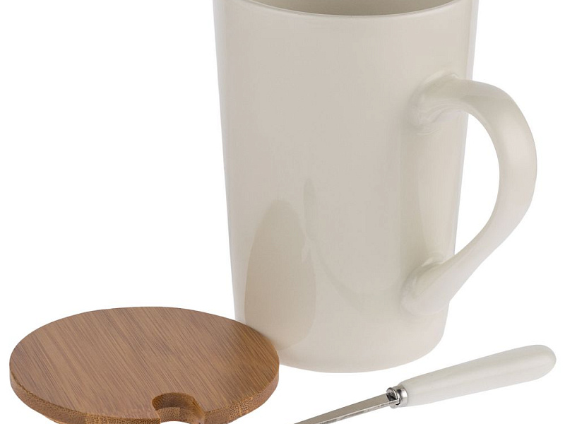 Кружка Parley с ложкой и бамбуковой крышкой