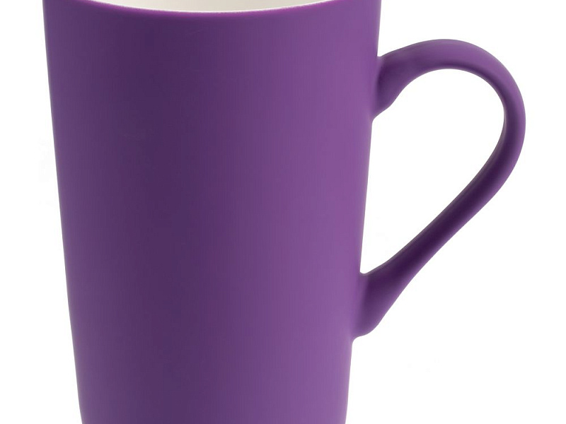 Кружка Best Noon с покрытием софт-тач, фиолетовая