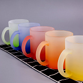 Кружка Grade Fade для сублимационной печати, матовая, желтая