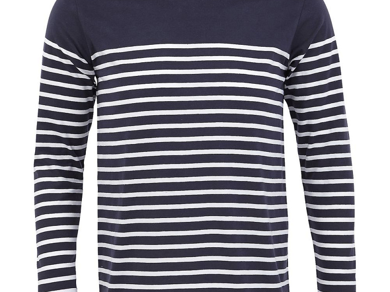 Футболка мужская с длинным рукавом Matelot LSL Men, синяя с белым