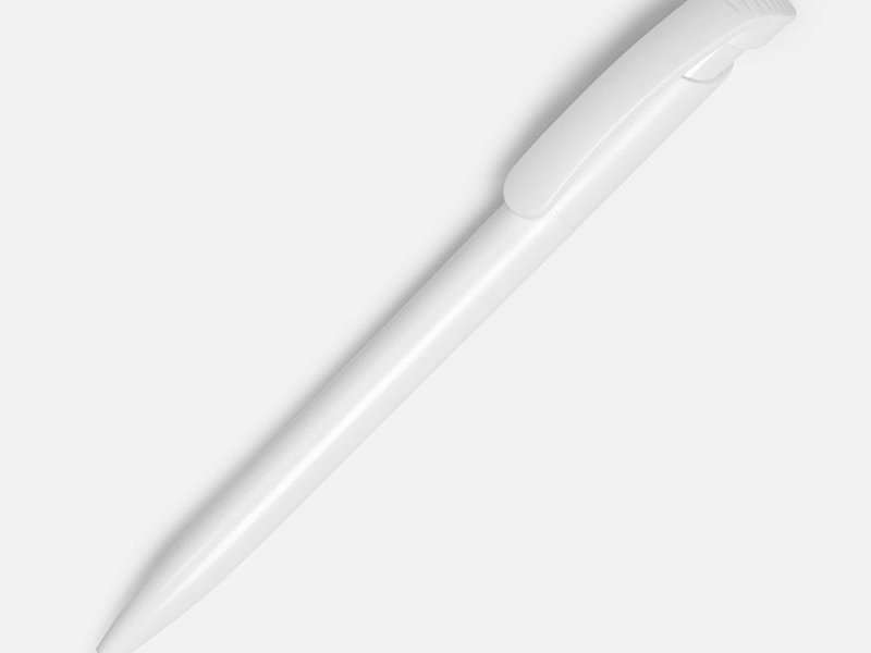 Ручка шариковая Clear Solid, белая