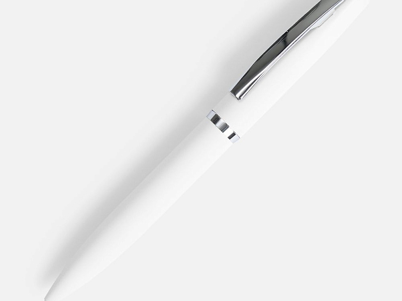 Ручка шариковая Bolt Soft Touch, белая