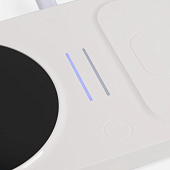 Беспроводное зарядное устройство с подогревом кружки Hot Task, белое