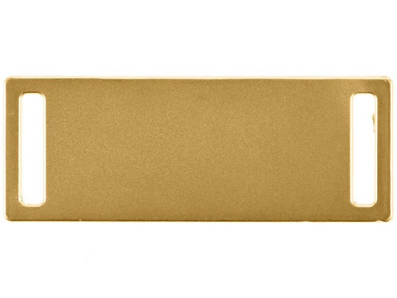 Шильдик металлический Kova, золотистый