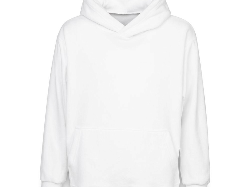 Худи флисовое унисекс Manakin, белое