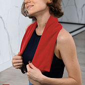 Спортивное полотенце Vigo Small, красное