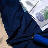 Флисовый плед Warm&Peace, синий