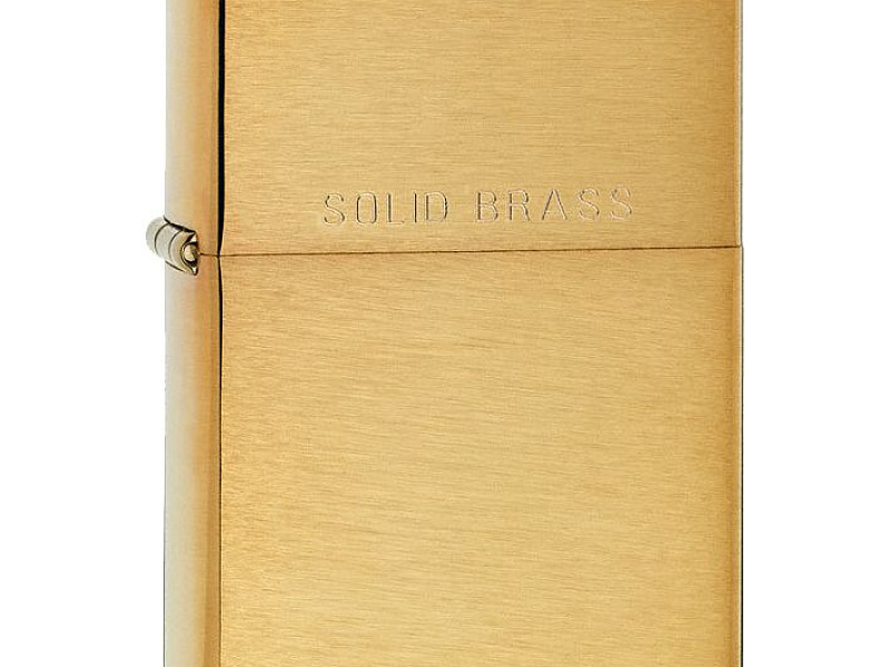 Зажигалка Zippo Classic Brushed, золотистая