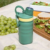 Термобутылка Fujisan 2.0 без логотипа, зеленая