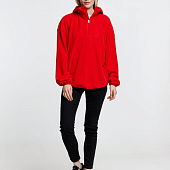 Анорак флисовый унисекс Fliska, красный