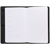 Еженедельник-портфолио Remini, недатированный, черный