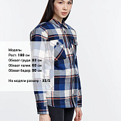 Куртка-рубашка оверсайз унисекс Noah, синяя