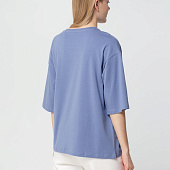 Футболка унисекс оверсайз Street Vibes, синяя (лавандовая)