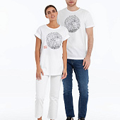 Футболка «Качели», белая