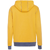 Двусторонняя толстовка Revers, синяя с желтым