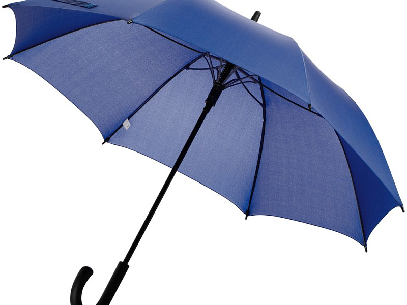 Зонт-трость Undercolor с цветными спицами, синий