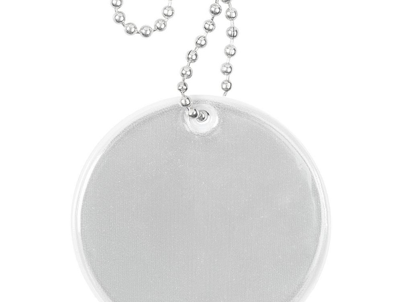 Светоотражатель Spare Care, круг, серебристый