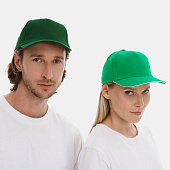 Бейсболка Long Beach, темно-зеленая