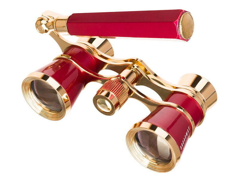 Театральный бинокль-лорнет Broadway 325E, красный