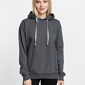 Толстовка с капюшоном Kirenga, темно-серая (графит)