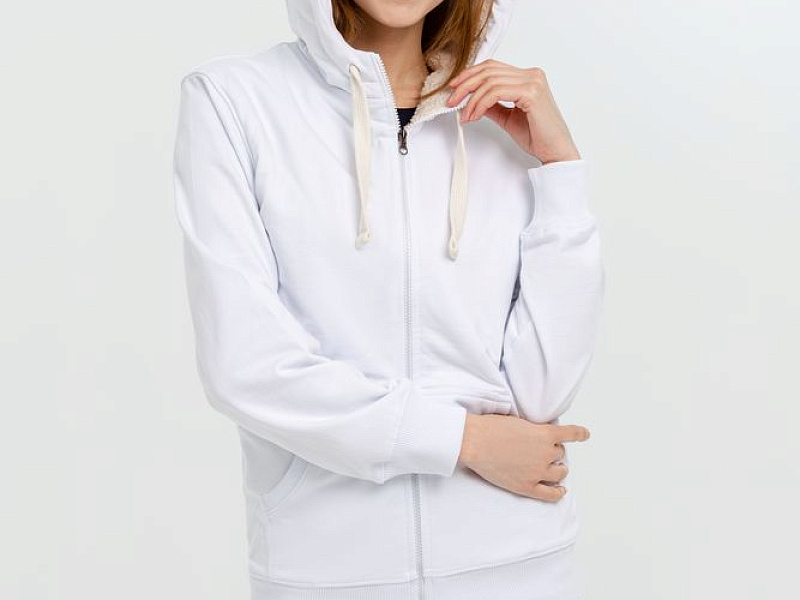 Толстовка на молнии Kulonga Sherpa, белая